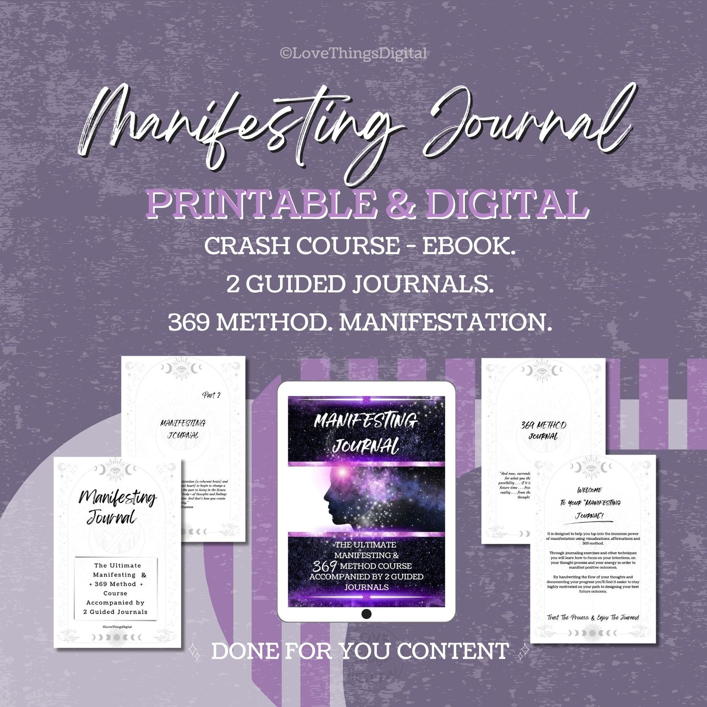 The Ultimate Manifestation And 369 Method Course With 2 Guided Journals