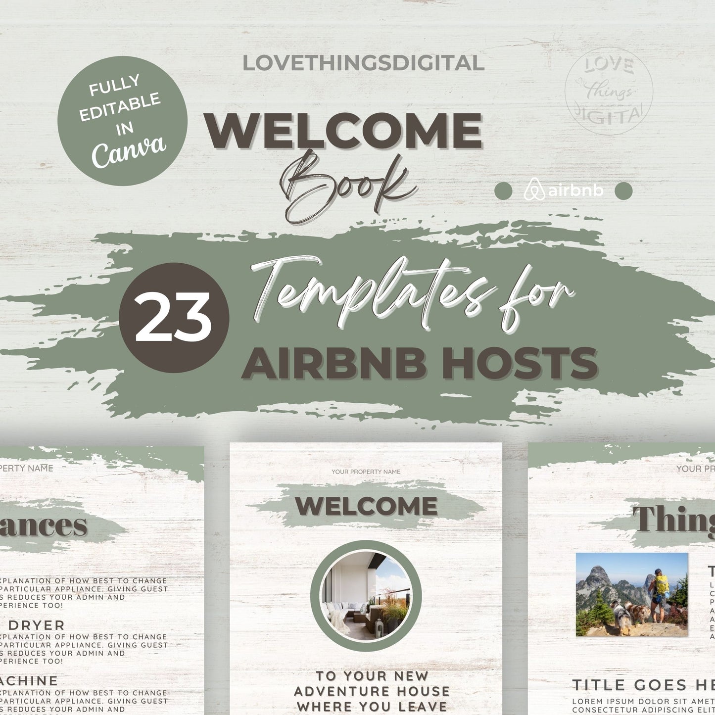 AirBnb Welcome Book Template
