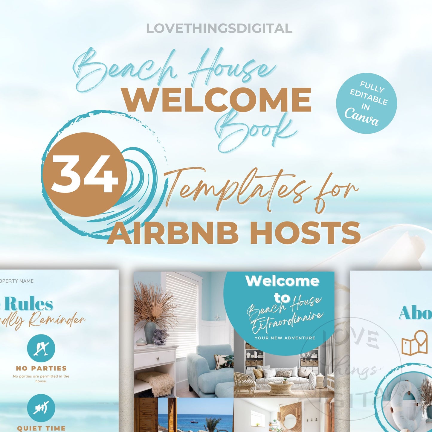 Airbnb Beach House Welcome Book