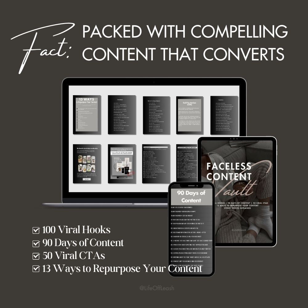 Faceless Content Vault with MRR