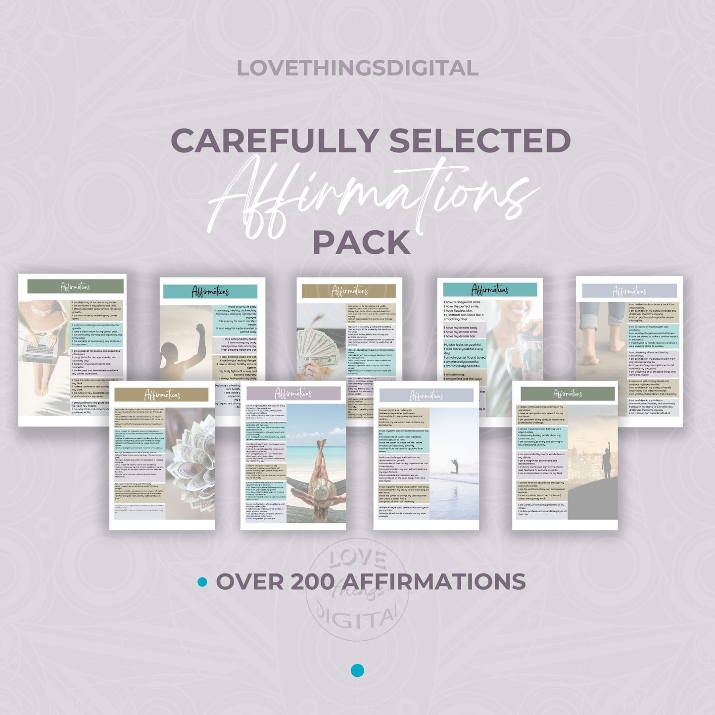 Manifestation Pack - Planner, eBook, Workbook Coaching Template