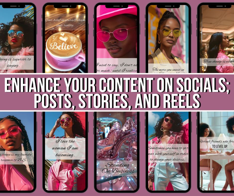 100 Pink Instagram Stories And Reels Templates